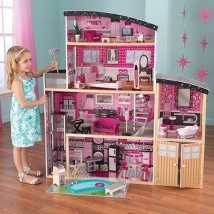 Drewniany domek dla lalki. Sparkle Mansion, Kidkraft