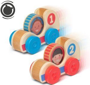 Drewniane samochody wyścigowe GO Tots Melissa and Doug