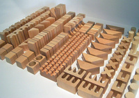 Klocki drewniane XL 250 elementów