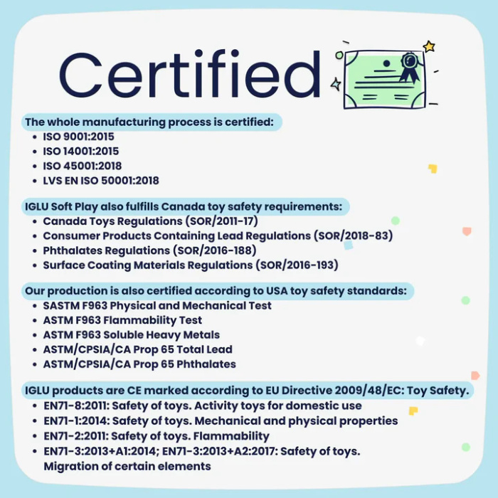 Zestaw do zabawy beżowo biały Soft Play Explorer IGLU