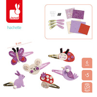 Brokatowe spinki do włosów Ogród Zestaw Kreatywny Janod