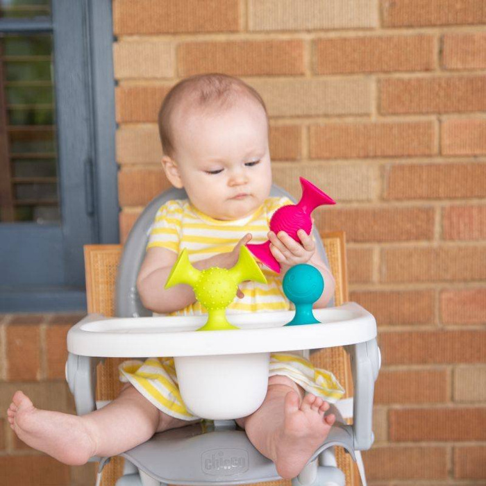 Bobo Przyssawki 3 Grzechotki PipSquigz