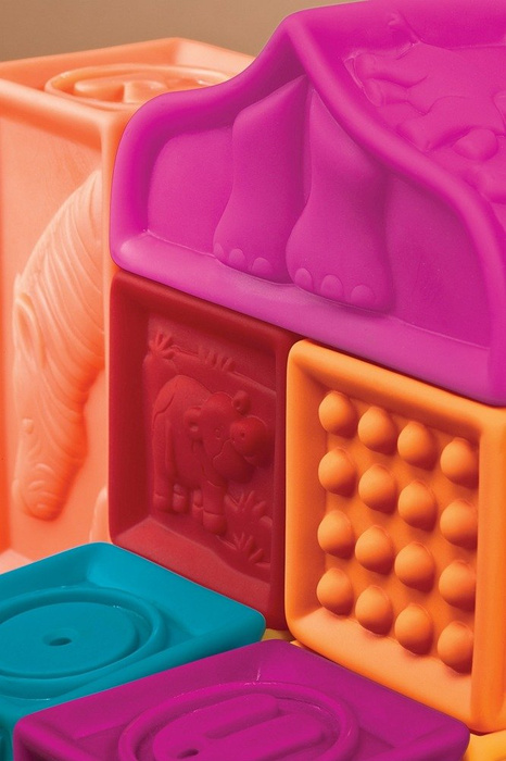 Kolorowe klocki dla dzieci 26 el B.toys