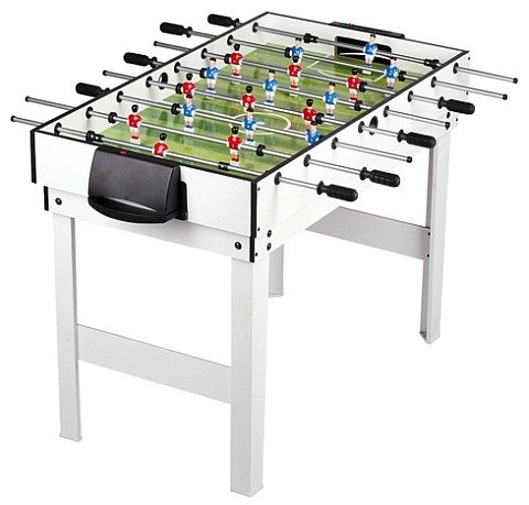 Piłkarzyki, tenis, bilard, cymbergaj. Duży stół do gry 4w1