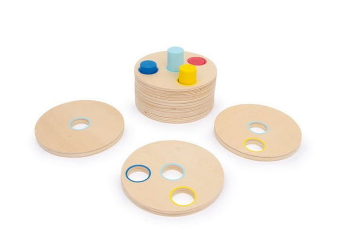 Układanka logiczna. Tarcze, small foot design