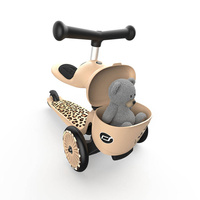 Jeździk i hulajnoga 2 w 1 zamykany schowek Leopard Highwaykick 1 Lifestyle Scoot & Ride