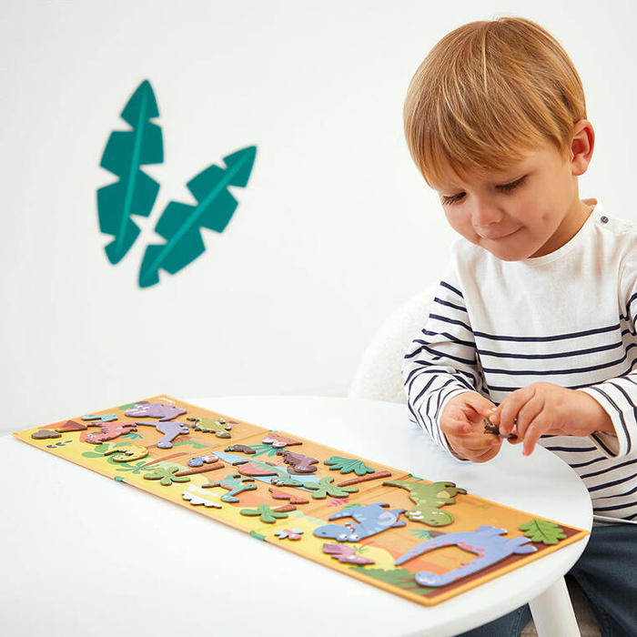 Magnetyczna układanka Dinozaury Magneti'stories Janod