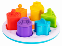 Sorter kolorów i kształtów z foremkami Plugzy Fat Brain Toys