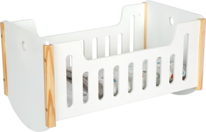 Łóżeczko na biegunach Kołyska dla lalki Little Button Small Foot