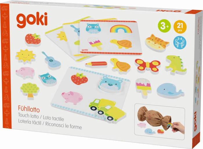 Gra rodzinna rozpoznawanie kształtów Goki