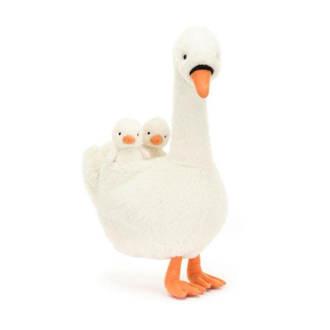 Łabędź z Maleństwami 39 cm Jellycat