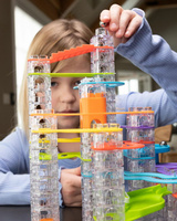 Interaktywny kulodrom dla dzieci Trestle Tracks Deluxe 124 elementy Zestaw Konstruktorski Fat Brain Toys