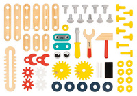 Drewniany stół warsztatowy dla małego majsterkowicza Robot Brico Kids Janod