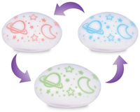 Lampka nocna dla dzieci kolorowe gwiazdy planety Buki