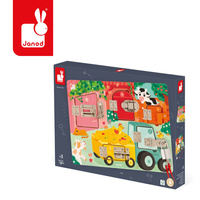 Tablica edukacyjna manipulacyjna z drewna Janod