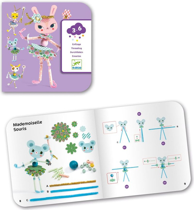 Zrób to sam zestaw artystyczny dla dzieci Wróżki Djeco