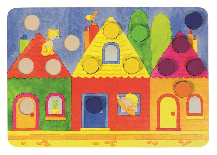 Gra dla dzieci. Kolorowy świat, goki