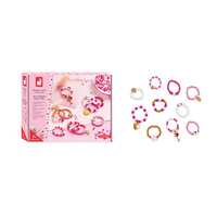 Zestaw kreatywny robienie Pierścionków z koralików Janod
