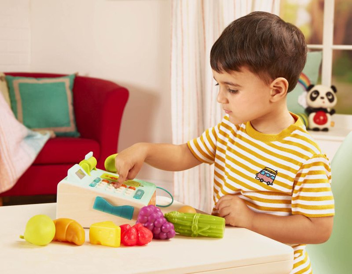 Interaktywna kasa sklepowa dla dzieci Mini Cashier Playset B.Toys