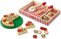 Drewniana pizza w pudełku Pizza Party Melissa & Doug