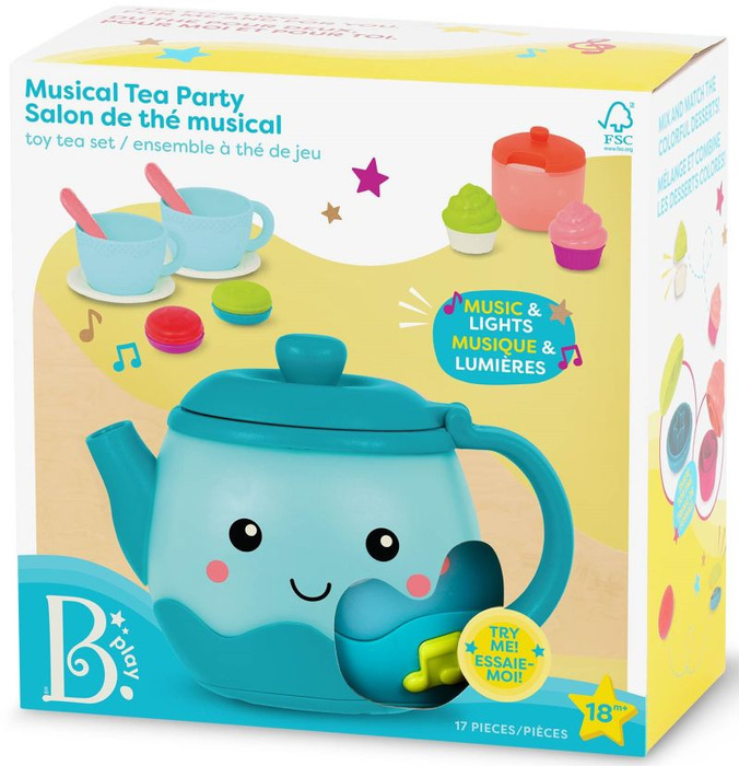 Zestaw do serwowania herbaty z efektami dźwiękowymi i świetlnymi B.Toys