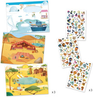 Zestaw kalkomanii zrób to sam Krainy Djeco