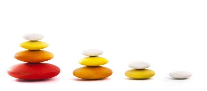 Układanka drewniana Pastelowe zen Bajo