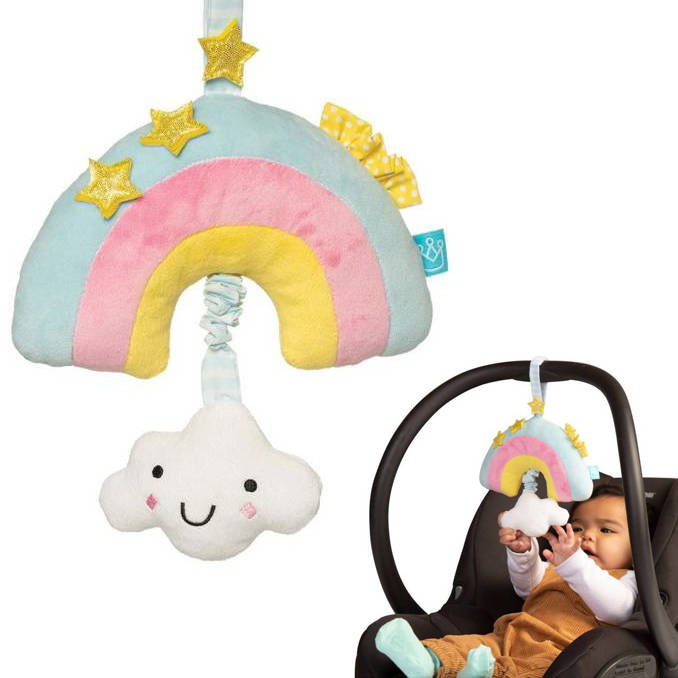 Pluszowa zawieszka muzyczna tęcza Cherry Blossom Manhattan Toy