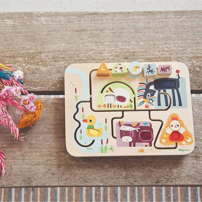 Tablica manipulacyjna dla najmłodszych Farma Lilliputiens