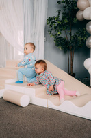 Zestaw do zabawy beżowo biały Soft Play Explorer IGLU