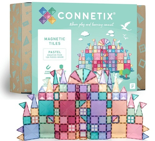 Klocki magnetyczne Connetix Pastel Creative Pack 120 el.