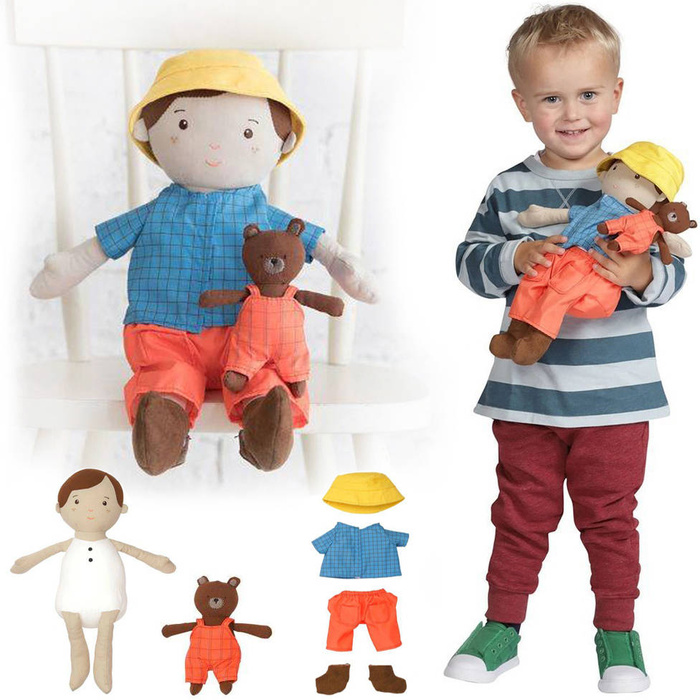 Alex lalka z małym przyjacielem misiem Manhattan Toy
