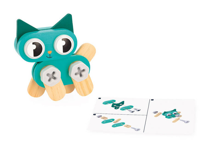 Drewniane zwierzątka do składania Brico'Kids Janod