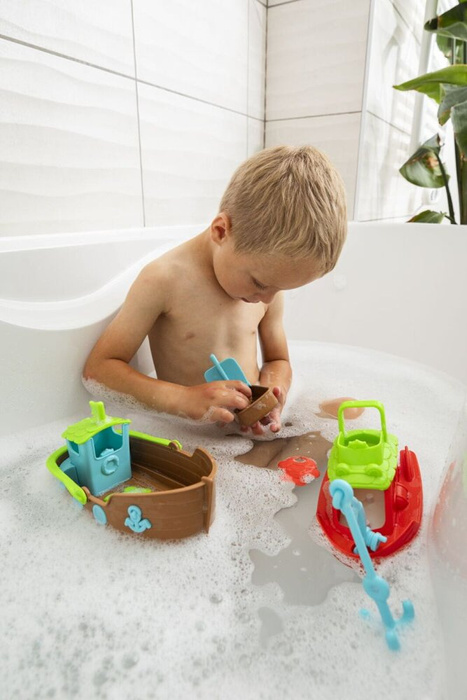 Zabawkowy kuter rybacki 3 w 1 Klorofil, statek i figurka