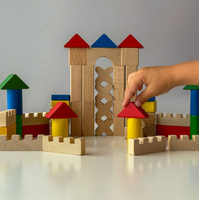 Drewniane klocki 300 elementów Mumbee