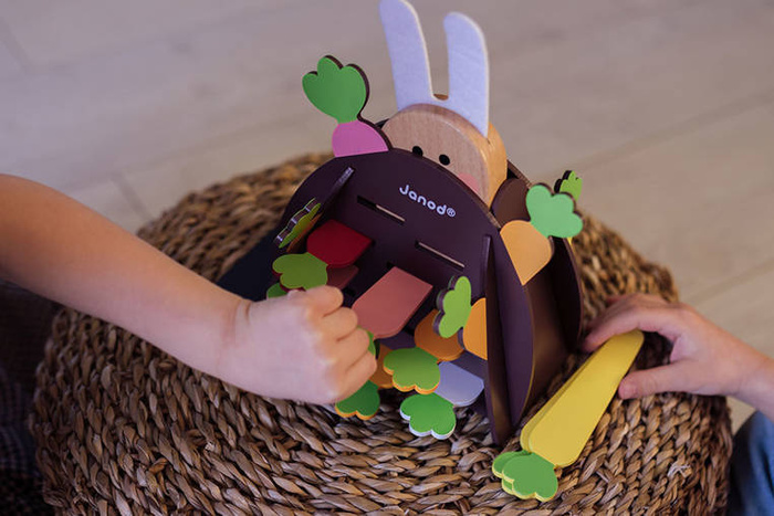 Gra strategiczna drewniana 2-4 os. Magiczna Marchewka Janod