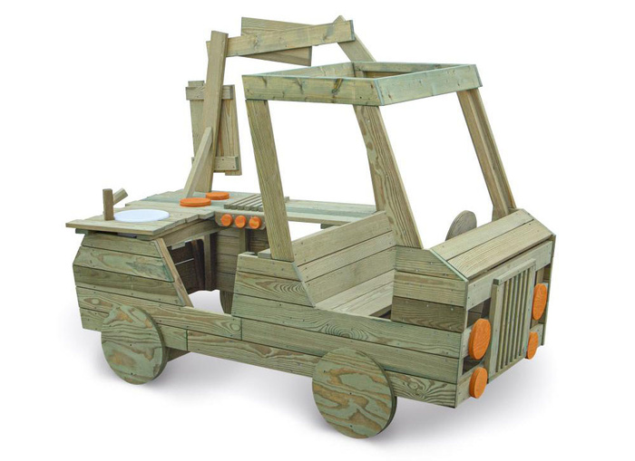 Drewniany Food Truck dla dzieci outdoor Erzi