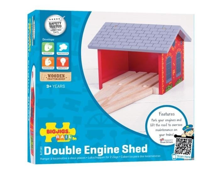 Dodatek do torów Parowozownia z cegły Bigjigs Rail