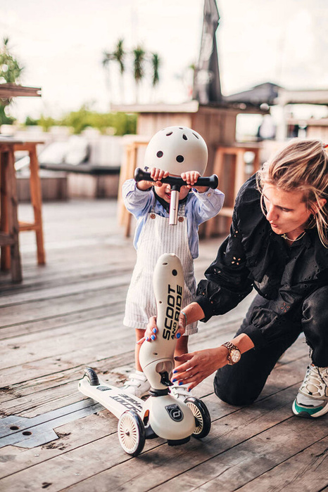 SCOOTANDRIDE Highwaykick1 2w1 Jeździk i hulajnoga 1-5 lat Ash