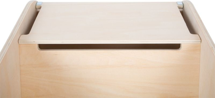 Drewniana skrzynia na zabawki z miejscem do siedzenia Słoń Small Foot