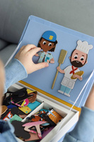 Magnetyczna układanka dla dzieci zawody Janod