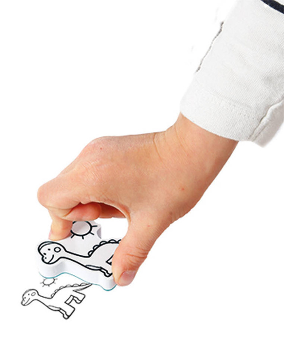 Kreatywne stempelki dla dzieci Dinozaury Janod