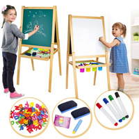 Tablica dwustronna dla dzieci 108 elementów Magnetyczne ramki