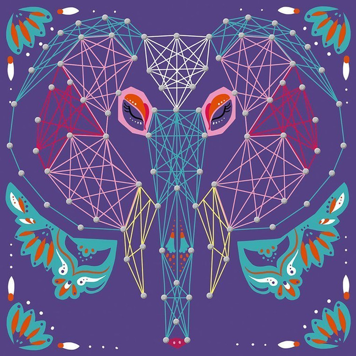 Zestaw kreatywny String Art Zwierzęta 8+, Janod