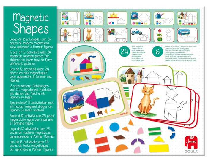 Układanka Magnetic Shapes Goula