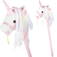 Koń na kiju Pluszowy biały jednorożec Small Foot