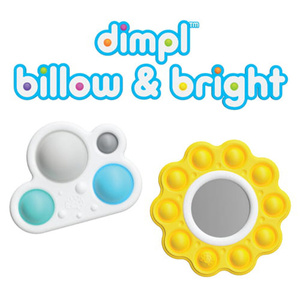 Zabawki sensoryczne dla dzieci i niemowląt Bąbelki Dimpl Słoneczko i Chmurka Fat Brain Toys