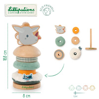 Drewniana układanka na paliku Smok Joe LILLIPUTIENS