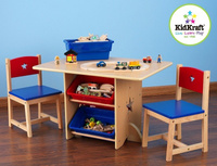 Stolik i krzesełka dla dzieci. Zestaw Gwiazda, KidKraft