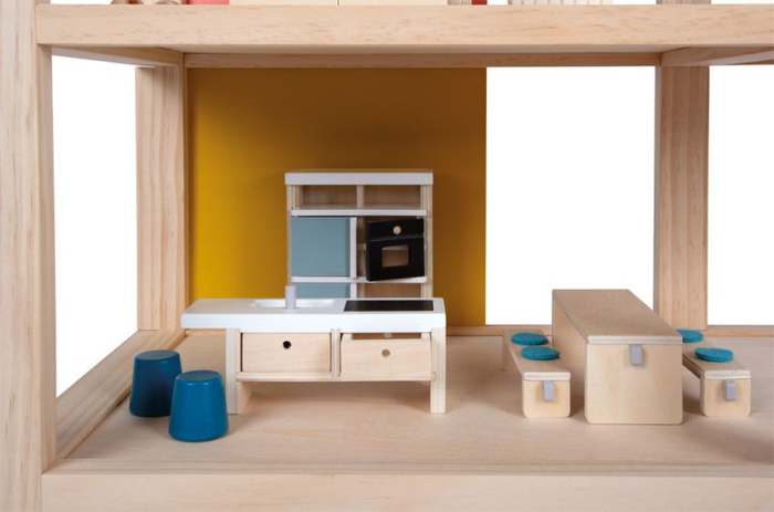 Domek dla lalek drewniany z wyposażeniem Natura Small Foot